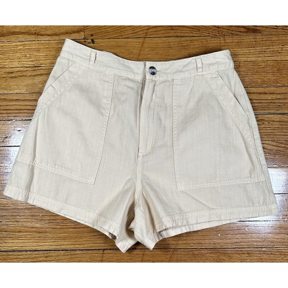 Universal Thread Women's High-Rise Utility Shorts Orange Size 8 - Picture 2 of 7